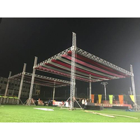 Marco de escenario de techo de aluminio, estructura resistente, sistema de armazón de concierto para eventos al aire libre, armazón de escenario