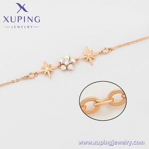 Xuping-Pulseras <span class=keywords><strong>de</strong></span> mano <span class=keywords><strong>de</strong></span> estilo europeo <span class=keywords><strong>para</strong></span> mujer, joyería femenina <span class=keywords><strong>de</strong></span> transmisión en vivo, color dorado <span class=keywords><strong>de</strong></span> 18K, oferta semanal, A00823232 - Product Image 3