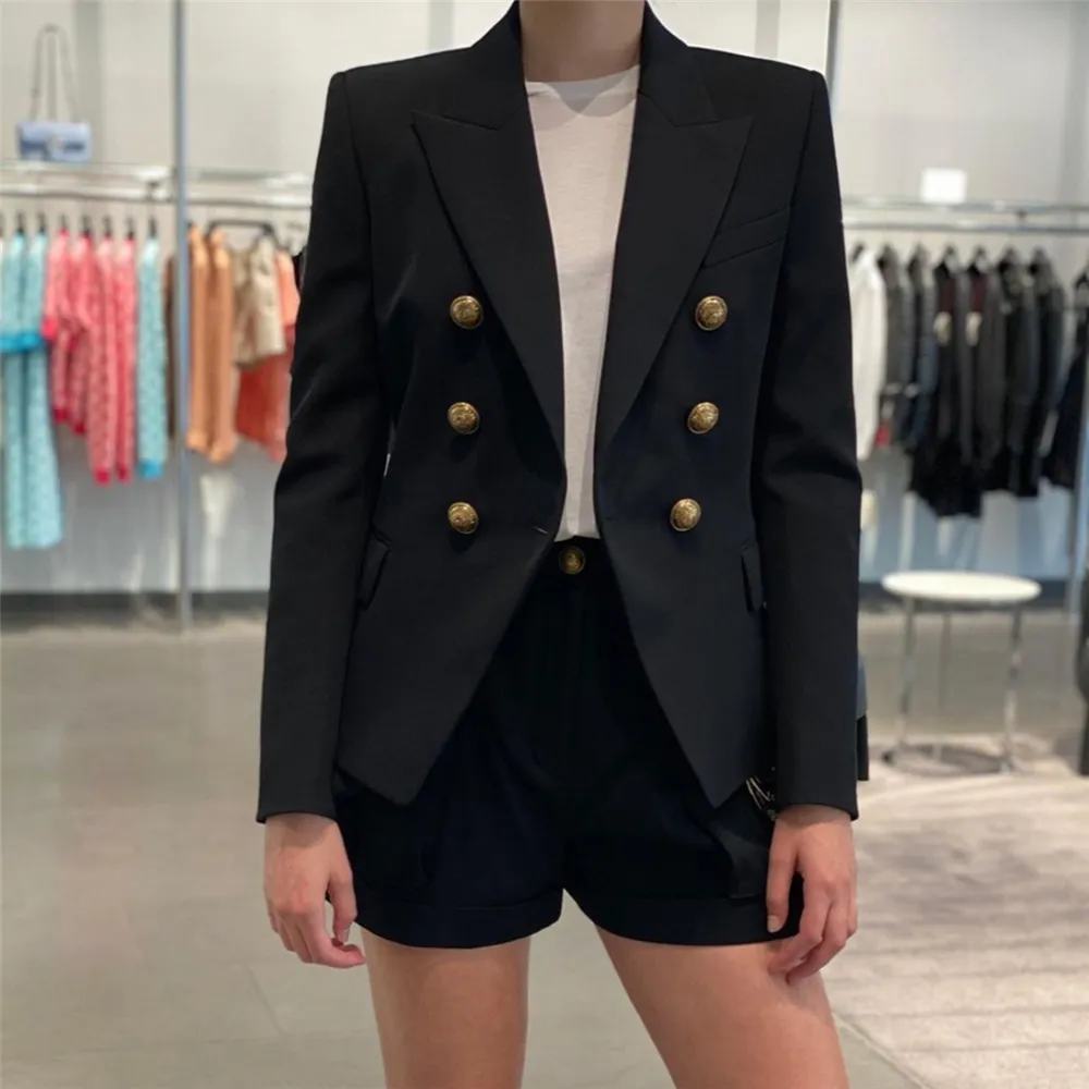 P1014 2022 Woman Work Suit Women's Jacket Office Lady fashion Jackets Female Blazer Oversize