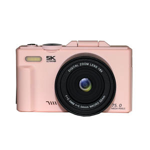 Mini caméras vidéo compactes 4K caméscope Anti Shake 18X Zoom 5K 75MP appareil photo numérique de poche <span class=keywords><strong>Vintage</strong></span> pour les étudiants - Product Image 3