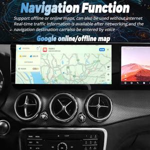 Radio de Coche con Pantalla Doble para Mercedes Benz Clase A CLA GLA X156 2013-2018, Reproductor Multimedia Actualizado, Carplay, Navegación, Unidad Principal, GPS - Product Image 6