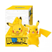 72 Cajas de Figuras de Acción de Anime Funism Poke, Serie Party, de 48-80 mm, Pikachu, Gengar, Adornos para Coche, Ordenador, Pantalla, Juguetes de Regalo