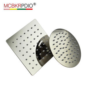 MCBKRPDIO Soffione Doccia a Cascata da 6 Pollici in Acciaio Inossidabile Cromato a Specchio ad Alto Flusso, Accessorio <span class=keywords><strong>per</strong></span> Rubinetto Bagno <span class=keywords><strong>per</strong></span> un Effetto Cascata Ottimale - Product Image 1