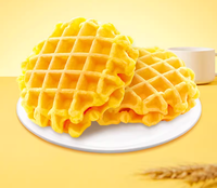 Machine de biscuit de gaufre de productivité élevée/chaîne de production molle de gaufrette/équipement doux de cuisson de gaufre