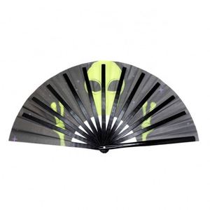 Abanico Plegable Japonés Grande para Decoración y Accesorios de Festival Alienígena - Product Image 3