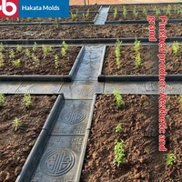 Dalles de pavage pour potager, dalles de tranchée, dalles de clôture, dalles de passage, panneaux de coffrage réutilisables pour cours, rigoles, repose-pieds et tabourets