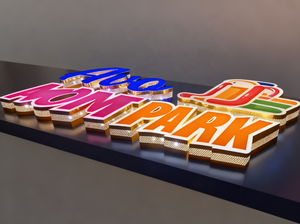 Lettres de poinçonnage latérales personnalisées pour enseigne de mariage en acrylique pour la réparation de téléphones portables enseigne à <span class=keywords><strong>message</strong></span> LED grand format pour joyeux anniversaire - Product Image 2