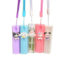 Mini vaporisateur de parfum carré 10 ml en plastique ABS, rechargeable, portable, vide, avec ailettes pour breloque de sac