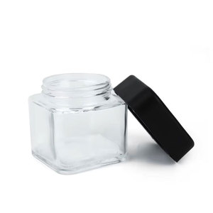 Hot Selling Wholesale 450ml Glass Bottle Customized Labeled Colorful Child Proof Glass Jar with Cr Bamboo Lid - Product Image 3