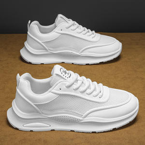 Zapatos Deportivos de Malla para Hombre, Verano 2025, Transpirables, Antideslizantes, para Deportes al Aire Libre, con Cierre de Cordones, Blancos, Modernos, Combinan con Todo - Product Image 3