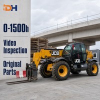 Chariot télescopique d'occasion JCB 540 avec moteur diesel et fourches à palettes