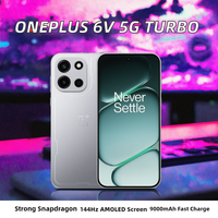 Version chinoise Turbo 6v 6.7 2K 144Hz AMOLED SD Gen 4 Octa Core 12GB/256GB Batterie 8000mAh Charge rapide 80W CDMA/LTE 5G Français