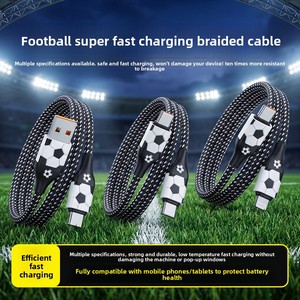 Câble de charge rapide et de données tressé de type C (PD) de 1M, <span class=keywords><strong>2M</strong></span>, 3M pour iPhone 15/16/17 Pro Max - Product Image 5