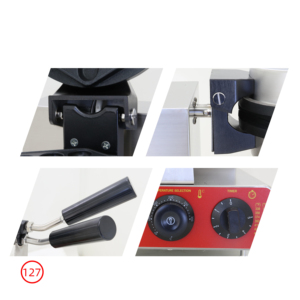 Machine à rouleaux d'œufs en acier inoxydable grande capacité, machine électrique commerciale à crêpes d'œufs chauds, facile à utiliser, pour œufs <span class=keywords><strong>QQ</strong></span> style Hong Kong - Product Image 4