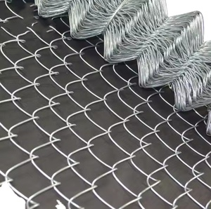 High Quality Eco-Friendly 1.8m PVC Galvanized Twist Chain Link Fence Factory Supply Supports Third-party Testing - Product Image 1