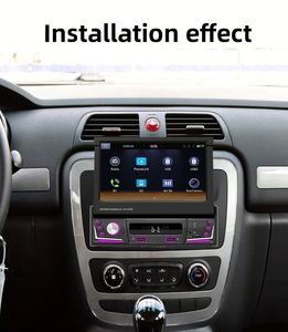 Radio stéréo de voiture Android 1DIN Écran rétractable 2DIN universel Navigation GPS BT AUX SD USB OBD2 RGB Reversing Aid Remote - Product Image 3