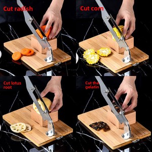 Trancheuse multifonctionnelle pour gâteaux de riz et gélatine d'os de âne, et coupe-légumes pour tablettes de viande, nougat, usage domestique - Product Image 2