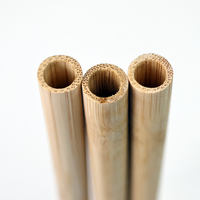 Pailles en bambou jetables écologiques, pailles à boire biodégradables, design personnalisé pour bar et restaurant