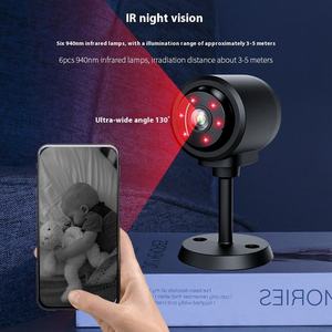 Mini caméra compacte réglable WiFi sans fil C1 avec application OKAM Pro pour la surveillance de sécurité intérieure à domicile - Product Image 5