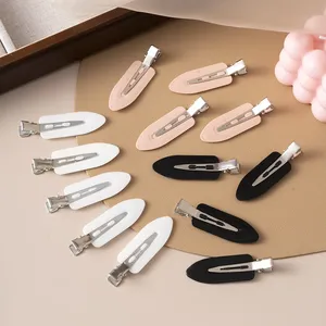 10 יחידות/סט קליפסים לשיער ללא כיפוף, סיכות צדדיות לפוני, אביזרי שיער לנשים וילדות, סיכות עיצוב שיער לרחיצת פנים - Product Image 4