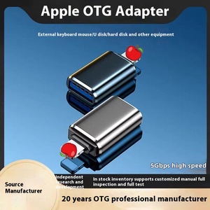 Hot Selling <strong>Type</strong> <strong>C</strong> Male to USB 3.1 Female Otg <strong>Adapter</strong> with LED Breathing <strong>Light</strong> Converter Metal Date OTG Converter USB <strong>C</strong> <strong>Adapter</strong> - Product Image 5