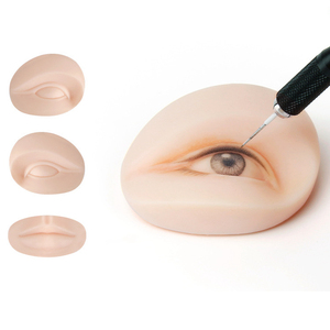 3pcs 5D <b>Silicone</b> Practice Mold Set Eyes Lips Eyebrow Tattoo Training <b>Tool</b> for PMU Academy - Product Image 5