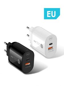 High Quality 20W PD & QC3.0 Dual Port Quick Charger Type-C Wall Fast Charger <b>Adapter</b> for iphone Samsung - Product Image 4