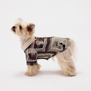 Gilet traspirante per cani OEM ODM, maglietta senza maniche stampata per cani di taglia piccola e media, stile britannico, Corgi, Pomeranian - Product Image 4
