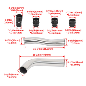 Kit de tuyau et de soufflet d'intercooler pour Dodge <span class=keywords><strong>Ram</strong></span> 2500 <span class=keywords><strong>3500</strong></span> <span class=keywords><strong>2007</strong></span>.5-09, moteur <span class=keywords><strong>diesel</strong></span> Cummins 6.7L - Product Image 4