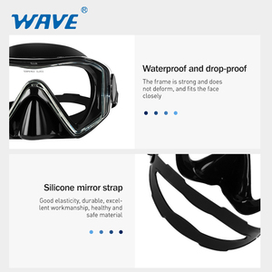 قطعة فم من السيليكون الجاف برؤية واسعة للغوص - Product Image 5