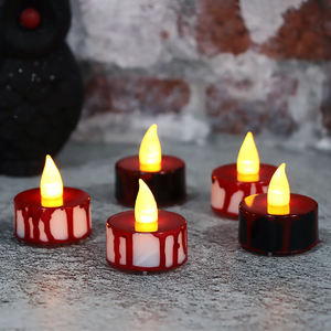 Vela creepy da luz do chá, dia das bruxas, com lágrimas do sangue, sangramentos, velas para decorações de velas, halloween - Product Image 4