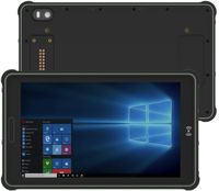 Tablette industrielle étanche IP68 de 10.1 pouces Windows NFC Appareil de poche biométrique 6000mAh/7.6V Tablette robuste Android