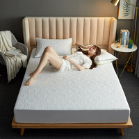 Protège-matelas matelassé 100 % polyester imperméable et respirant, doux et silencieux, pour hôtels, vente en gros