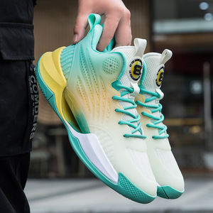 Zapatillas de Baloncesto para Hombre, Parte Superior de Malla, Suela de Goma, Entresuela de EVA, Duraderas, Antideslizantes, para Entrenamiento en Cancha, Uso Casual de Verano - Product Image 3
