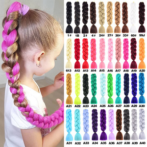 Capelli Sintetici Jumbo per Trecce all'Ingrosso, <span class=keywords><strong>Extension</strong></span> Multicolore per Box Braids <span class=keywords><strong>Africane</strong></span> e Dreadlock - Product Image 1