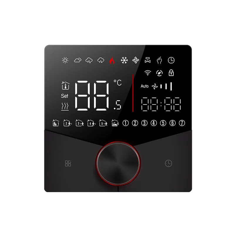 BHT009 Knob Design Smart WiFi Thermostat for Electric Floor Heating Water/Gas Boiler