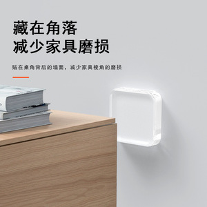 Coussin en feutre pour meubles, coussin en silicone, absorption des chocs, butée de porte d'armoire, silencieux, antidérapant, style minimaliste, moulage monobloc - Product Image 3