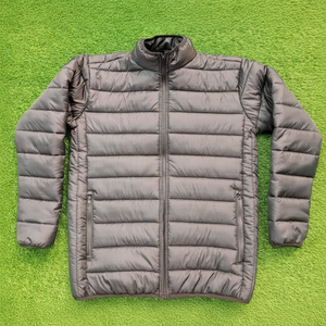 แจ็กเก็ตทรงพองสำหรับชายและหญิงผ้าแคนวาสปักโลโก้ได้ตามต้องการสไตล์วินเทจ - Product Image 1