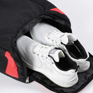 Sac à dos de sport personnalisé pour l'entraînement, double compartiment pour chaussures, sac pour raquette de tennis/badminton, fermeture éclair antivol, polyester, ordinateur portable - Product Image 5