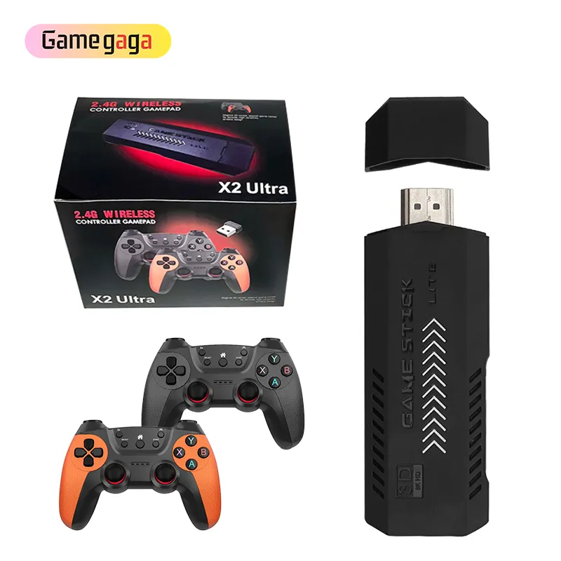 Ye X2 Ultra Game Stick 4K Output Retro Gaming Consoles Tv Video Game Consoles Klassieke 64Gb 30000 Games