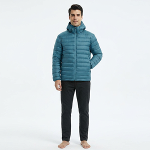 Blouson matelassé en toile pour homme de haute qualité 2026, résistant à l'eau, rembourré en coton, chaud pour l'hiver, vente en gros - Product Image 1