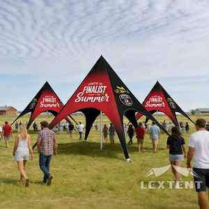 Tende a baldacchino a stella a palo singolo da <span class=keywords><strong>6m</strong></span> e 8m del produttore, tende a ragno, tende parasole, tende a ragno di qualità - Product Image 2