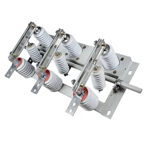 Interruptor de isolamento 10KV GN19-12 Interruptor de desconexão Interruptores de isolamento de alta tensão para uso externo 24 seccionador 3 Pólos 2000 vezes