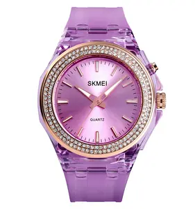 SKMEI 1553 big dial watches for women color changing dial watch