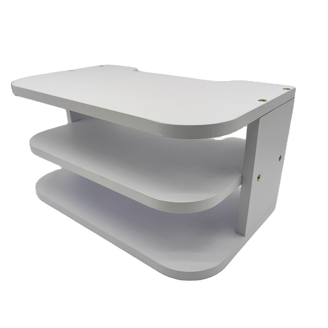 WiFi Router Storage Box, Wall-Mounted Multi-Layer Cable Management Storage Shelf,Router Shelf Floating Shelves TV Set-Top Rack