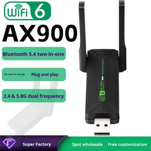 Adaptador <span class=keywords><strong>USB</strong></span> 3.0 <span class=keywords><strong>WiFi</strong></span> 6 <span class=keywords><strong>Bluetooth</strong></span> 5.4 AX900, Tarjeta de Red de Doble Banda, 900Mbps Inalámbrico 5G para PC, Computadora de Escritorio, Portátil, Accesorios de Computación - Product Image 3