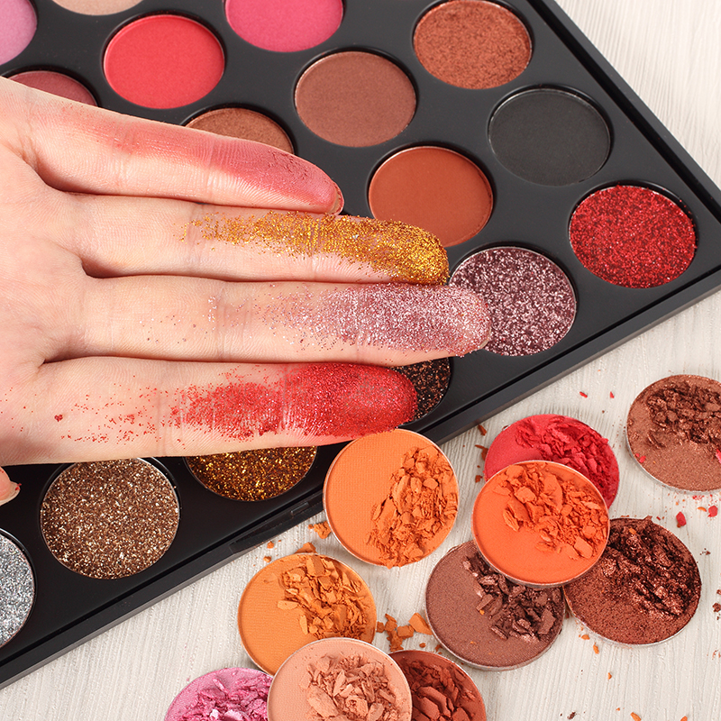 Макияж высокопигментные тени для век макияж частная марка под заказ 35 цветов Пользовательский логотип палитра теней для век