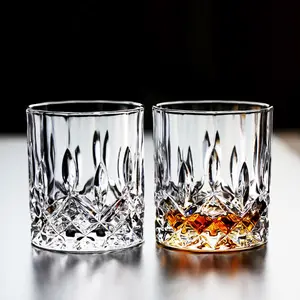 Luxe Diamant Drank Glaswerk Bar Classic Clear Cup Whisky Glas Voor Bourbon Macellan Tequila Whiskey Cocktails Kerst
