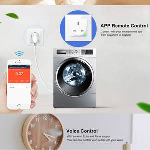 Prise de courant intelligente universelle ZB-UK86 Tuya Zigbee 16A, contrôle vocal, compatible avec Alexa et Google Home - Product Image 3