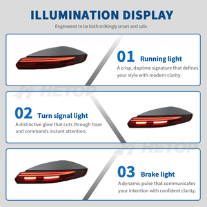 HETOP US Fanali Posteriori per Panamera 970.2 2010-2016, Aggiornamento Luci LED Posteriori, Lampade di Retromarcia e <span class=keywords><strong>Accessori</strong></span> per <span class=keywords><strong>Porsche</strong></span> - Product Image 4
